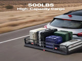 60" x 24" x 14", Hitch Cargo Carrier, 500 lbs Capacity Hitch Cargo Carrier with Anti-Rattle Hitch V952-GZBDPDECKFGZO1MA7V0