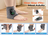 GRAY Cordless Ankle Heating Pad, Foot and Ankle Massager with Heat Foot Renew Triple V201-MAS3063GR8AU