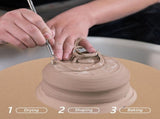 Clay Sculpting Board Pottery Density Plate Durable Ceramic Drying Slab for DIY V1366-AZ2-W-18820