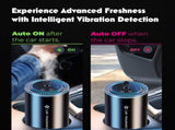 Smart Car Air Freshener with Starry Lights Projector Automatic Aroma Diffuser, 3 Modes, V1107-SMART CAR AIR FRESHENER