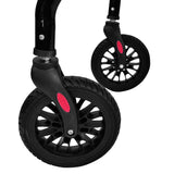 Orthonica Foldable Mobility Steel Rollator Walker 136kg Max Capacity Aid Seat FRW-MAS-029-BK