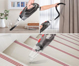 450W Lightweight Stick Vacuum Cleaner with HEPA Filter in Grey Bagless Design V196-VC150