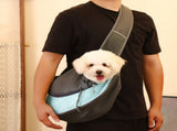 Black Portable Pet Sling Backpack for Small Dogs and Cats Size S with Breathable Mesh Design V888-ELOSUNG43828
