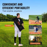 6 x 6 ft Football Trainer Throwing Net, Training Throwing Target Practice Net with 5 Target Pockets, V952-GLQW66YC0000MVBSYV0