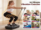Everfit Vibration Plate Exercise Machine Full Body Shaker Workout Vibrate Fitness Platform with FIT-H-VP-DIAMOND-BK