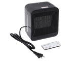 Desk Heater 1500W 5s Fast Heating 90&deg Oscillation Remote Control Space Heater with Timer for Bedroom V1294-YM0901-3113240224611