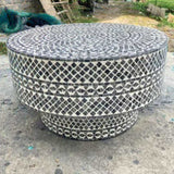 DIAMOND MOTHER OF PEARL COFFEE TABLE BLACK V742-VC2BLK