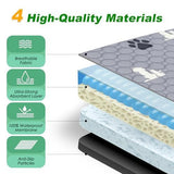 2 Pack Washable Pee Pads for Dogs, Waterproof, Gray Super Absorbent, Waterproof and Non-Slip V1107-136-03776-GRY2
