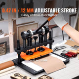 Leather Cutting Machine, 11 x 5.5 in Embossing Plate Manual Die Cutter, 0.47 in Pressure Stroke V952-SDSLPGYHJ28XE5XVZV0