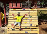 Jungle Gym Rock Climbing Holds Kids Wall Mounting Hardware Knotted Rope 25 Handles Playground V63-920951