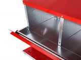 Pawz Chicken Nesting Box 6 Hole 2-Tier Roll Away Egg Collection Galvanized Coop PT1417-RD-AU
