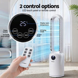 Devanti 2in1 Bladeless Fan Air Purification W/ Remote 88cm TF-RC-308L-WH