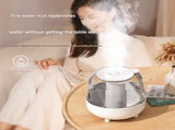 White 3.5L Smart Cool Mist Humidifier with Dual Nozzle & Digital Display - Ultra-Quiet Air Purifier V888-ELOSUNG34471