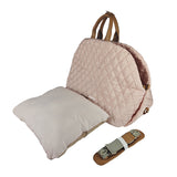 Luxury Quilted 2-in-1 Pet Travel Carrier & Car Booster Seat for Small Dogs V888-ELOSUNG35949