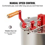 Manual Honey Extractor, 3 Frames Honey Spinner Extractor, Stainless Steel Beekeeping Extraction, V952-SDYMJBXGYC153X6H5V0