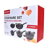 Clevinger 8 Piece Non-Stick Cookware Set V915-CV0254