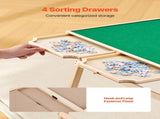 VEVOR 1500 Piece Puzzle Board with Folding Leg Portable Wooden Jigsaw 86x63cm V952-PTZ1500JXWGZFZBQA001V0