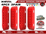 X-BULL Recovery tracks 10T Sand Mud Snow 2 pairs Offroad 4WD 4x4 2pc 91cm Gen 2.0 - red V211-AUEB-XBST001-2