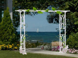 Decorative Metal Garden Trellis Arch Durable Steel Tubing Wedding Party Archway V767-HQ-XJ114-G1