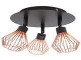 3 Light Fixtures Ceiling Mount Matte Black G9 Bulb Sockets Multi Directional Rotating Light for V1294-YM0703-3119230078911