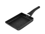Tamagoyaki Rectangular Non-Stick Saucepan, Black Plastic Handle Omelet Frying Pan V1263-JX-2975