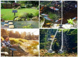 6V 2W Plug-in Solar Pump with 8.2ft Pipe 2 Air Bubble Stones Fish Tankator Aquarium V1294-YM0901-YM18620ZYB001
