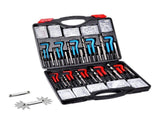 Helicoil Thread Repair Kit, 338-Piece SAE and Metric Rethreading Tool Kit, M5, M6, M8, M10, M12, V952-LWXLBGYZ338P3OJ45V0