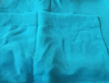 2 Sheer Voile Curtains 544cm x 230cm Drop+Hooks Pinch Pleat + Hooks, Lake Blue V702-CNA5-2-3 BLUE