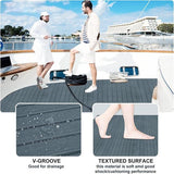 EVA Foam Boat Floor Mat 240x30x0.6 cm Light Grey V1102-DSZ-BOAT-FRE58