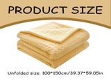 Soft Warm - Pure Cotton Lightweight Bedding Breathable & Big Size 200*230cm Cozy Cotton V1189-LWWAL-20260401-05703