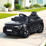 Kids Ride On Car Licensed RSQ8 Electric Toy Black Remote 12V Cars Black RCAR-LS-RSQ8-BK