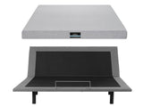 Artiss Queen Bed Frame and Giselle Bedding Queen Memory Foam Mattress Set, Electric Bed Base with EAB-8183-NOBLE-15-Q