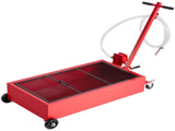 Low Profile Oil Drain Pan, 75.7 L Capacity, Rolling Oil Drain Pan with Manual Pump, 2.2 m Hose & T V952-SDWSPYCJS20GXVX4S001V0