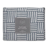 Fletcher PRINTED QUILT COVER SET - QUEEN V441-QS4686INDQB