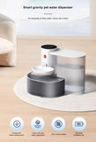 Smart Pet Water Dispenser - Tilted Design, Fresh Water Supply, Automatic Water Bowl for Cats and V888-ELOSUNG10163