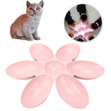 Cat Water Bowl Multiple Case Food Water Feeding Bowl Six Petals Plastic Puppy Food V1370-AZ4-05381