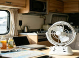 White Caframo FOR Sirocco 11 12v 24VOLT 360 Fan Caravan BOAT ACCESSORIE V201-RV1224WH8AU
