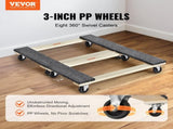 Furniture Dolly, 454kg Each Load Capacity, 2 Packs, 457.2x762mm, 8x76mm PP Swivel Casters, Heavy V952-WGC1830INCHMZV40OV0