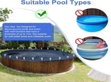 Pool Cover Clips for Above Ground Pools, 30 Pcs 4.7 Inch Stainless Steel, Windproof Clips with V1259-DP01-A-3721