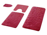 Kdkad Bathroom Rugs Sets 4 Piece, Non Slip Memory Foam Bathroom Rugs, Machine Wash Bathroom Mat Set, V1189-WXFWAL-20260326-01933