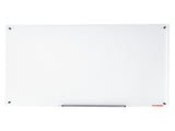 Magnetic Glass Whiteboard, Dry Erase Board 48"x32", Wall-Mounted Large White Glassboard Frameless, V952-CXGCBLBGHBL4O9WH5V0