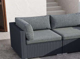Outdoor Modular Lounge Sofa Bondi-Black V264-OTF-507S-BLK
