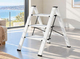 Giantz 3 Step Ladder Multi-Purpose Folding Aluminium Light Weight Platform LD-H-ALU-S1-3STEP