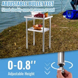 VEVOR 650x457mm Stainless Steel Work Prep Table Commercial Food Prep Table V952-J24X18X36INCHUFT3V0