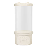 Toy Storage Container PET Transparent Cylinder Plush Toy Display Bucket with PP Lid for Home V1294-YM0703-3117230101211