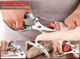 Heavy Duty Kitchen Shears, Poultry Scissors for Cutting Chicken Bones, German Stainless Steel, V1107-CS-CFBXGJDY