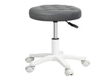 Levede 2x Rolling Bar Stool Swivel Salon SPA Chair Grey BR1065-GYX2
