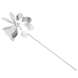 360 Degree Rotation Swivel Weathervane Stainless Steel Windmill Weather Vane for Outdoor Yard V1294-YM0706-3111230248411