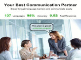 Black Portable Language Translator V1102-DSZ-001-MJFC
