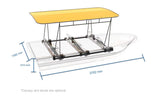 3.7m Smart Electric Power Transparent Boat V1184-5-PERSON-SMART-ELECTRIC-POWER-TRANSPARENT-BOAT